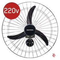 Ventilador de Parede (60 cm) New Preto 220v Ventisol - 452