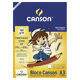 Bloco de Papel para Desenho A3 (20 Folhas) 140g/m² Creme Canson