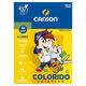 Papel Criativo Colorido A4 (32 Folhas) 80g/m² 8 Cores Canson