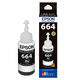 Refil de Tinta Original Epson 664 EcoTank (70ml) Preto (T664120)