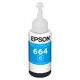 Refil de Tinta Original Epson 664 EcoTank (70ml) Ciano (T664220)