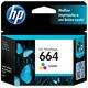 Cartucho de Tinta Original HP 664 (2ml) Colorido (F6V28AB)