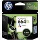 Cartucho de Tinta Original HP 664XL (8ml) Colorido (F6V30AB)