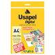 Papel Fotográfico Glossy 150g A4 (210 x 297 mm) PT 50 UN Usapel