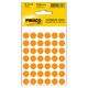 Etiqueta Adesiva para Identificação Pimaco Multiuso TP12 LR (12 mm) Laranja c/210