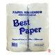 Papel Higiênico Institucional Folha Simples Rolão (300m) Branco PT 08 UN Bestpaper