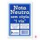 Bloco de Nota Neutra PT 20 UN Tamoio sem Cópia (108 x 155 mm) 1 Via R1004