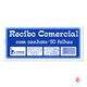 Bloco de Recibo Comercial com Canhoto PT 20 UN Tamoio R1001 50 Folhas