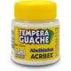 Tinta guache c/ 12 cores Branco 15ml - Acrilex