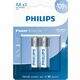 Pilha Alcalina AA Peq c/2 - Philips