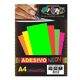 Papel Etiqueta Adesiva Neon Verde A4 100g/m2 - Off Paper 